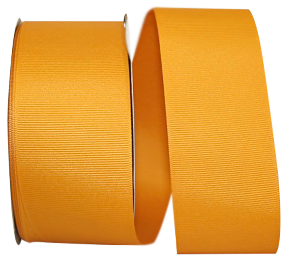 Gold 2-1 4 Inch Grosgrain Texture Ribbon for Wreaths & Bows