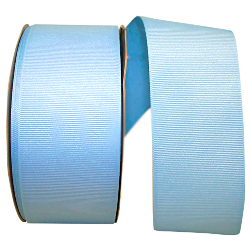 Blue 2-1 4 Inch Grosgrain Texture Ribbon for Wreaths & Bows