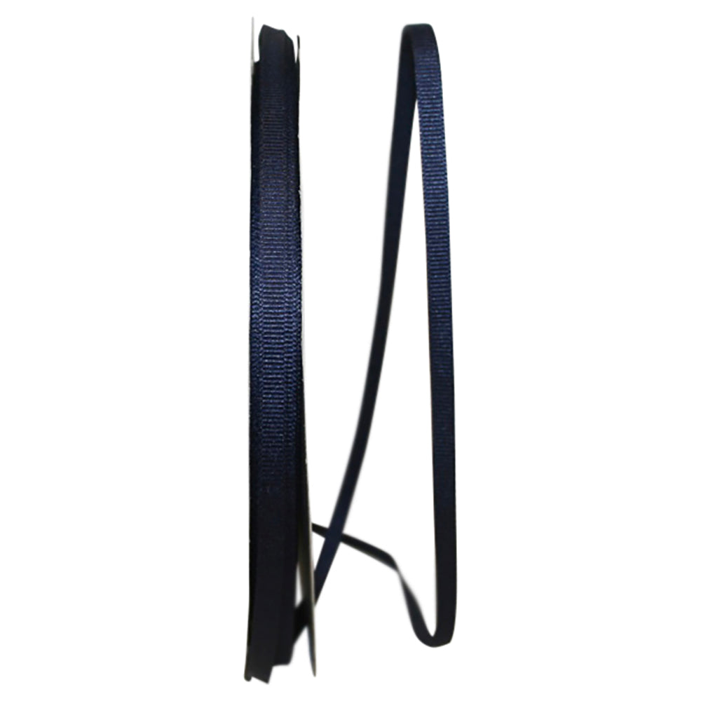 Navy 1 4 Inch Grosgrain Texture Ribbon for Wreaths & Bows