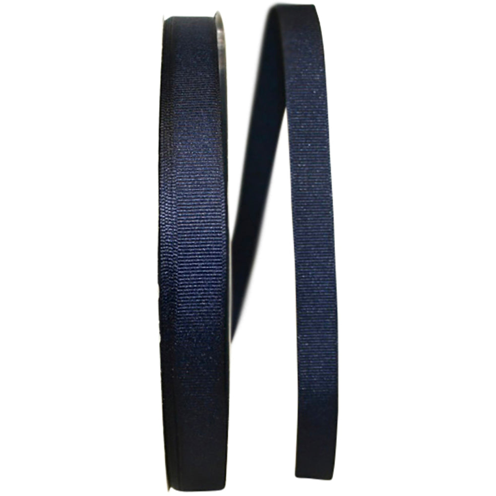 Navy 5 8 Inch Grosgrain Texture Ribbon for Wreaths & Bows