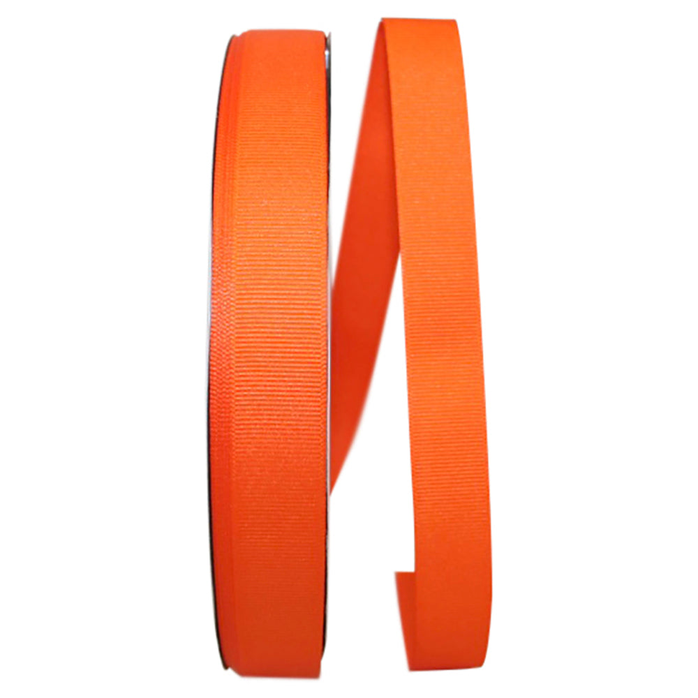 Orange 7 8 Inch Grosgrain Texture Ribbon for Wreaths & Bows