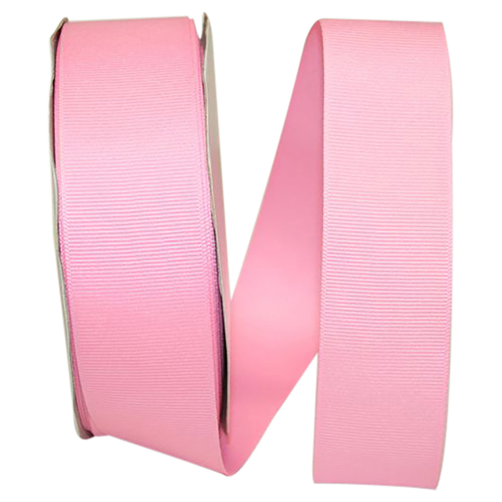 Pink 1-1 2 Inch Grosgrain Texture Ribbon for Wreaths & Bows