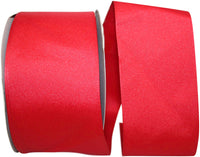 Red 3 Inch Grosgrain Texture Ribbon for Wreaths & Bows