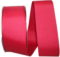 Cranberry 2-1 4 Inch Grosgrain Texture Ribbon for Wreaths & Bows