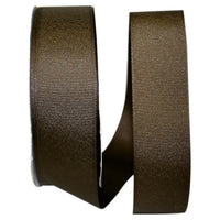 Brown 1-1 2 Inch Grosgrain Texture Ribbon for Wreaths & Bows