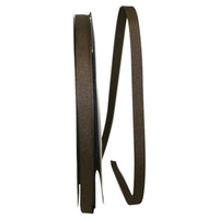 Brown 3 8 Inch Grosgrain Texture Ribbon for Wreaths & Bows