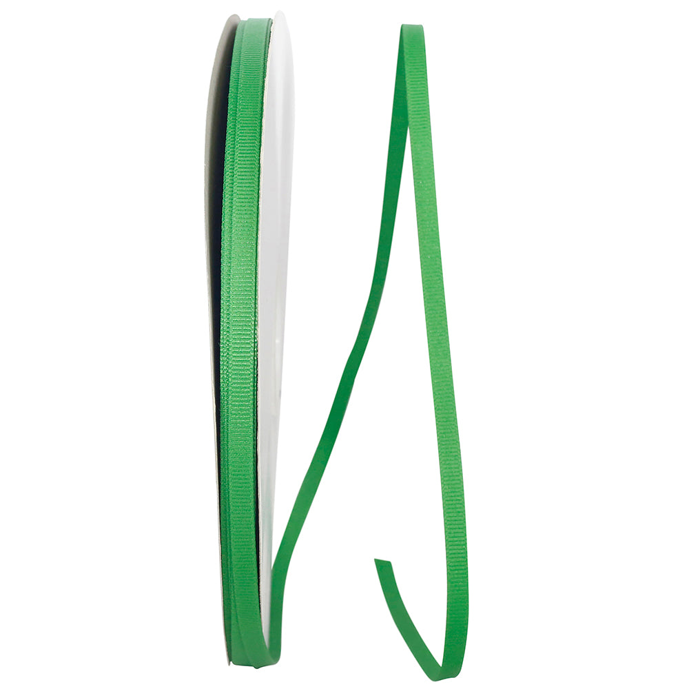 Emerald 1 4 Inch Grosgrain Texture Ribbon for Wreaths & Bows