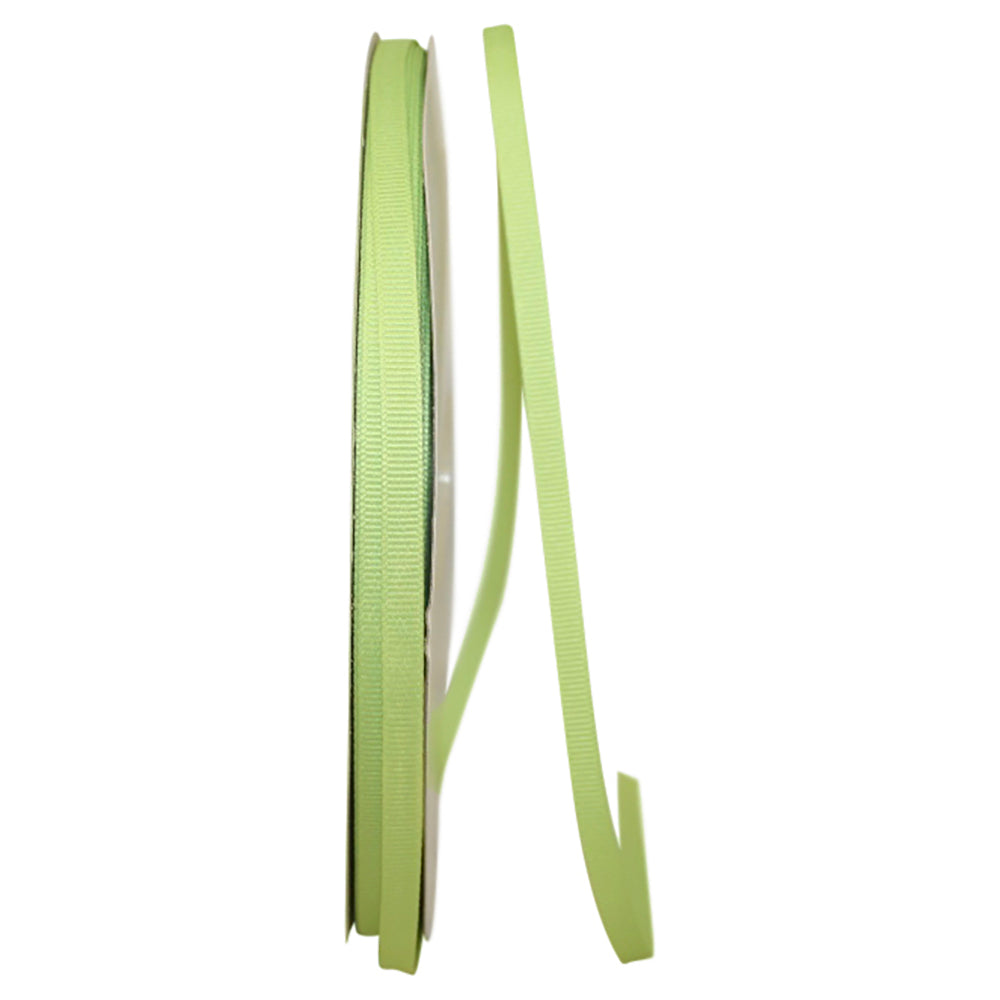 Lime 1 4 Inch Grosgrain Texture Ribbon for Wreaths & Bows