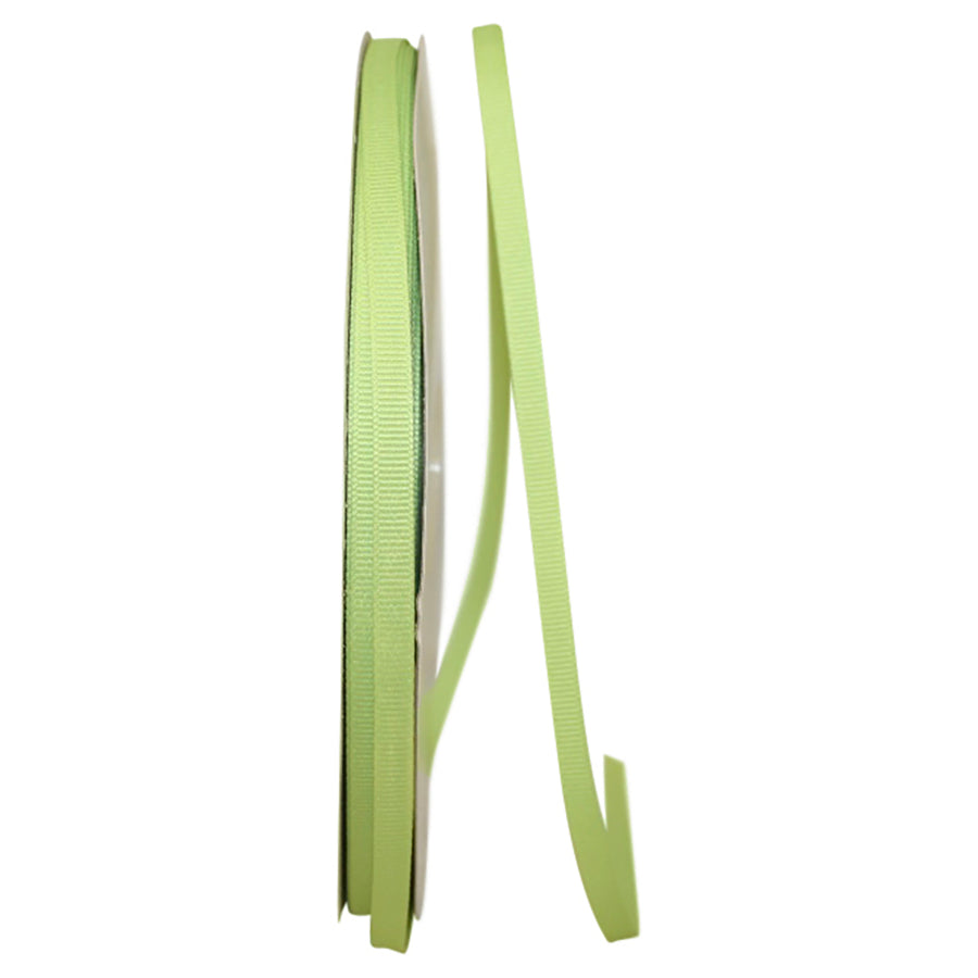 Lime 1 4 Inch Grosgrain Texture Ribbon for Wreaths & Bows