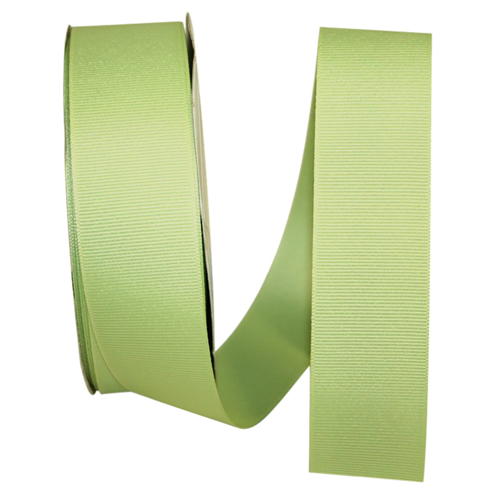 Lime 1-1 2 Inch Grosgrain Texture Ribbon for Wreaths & Bows