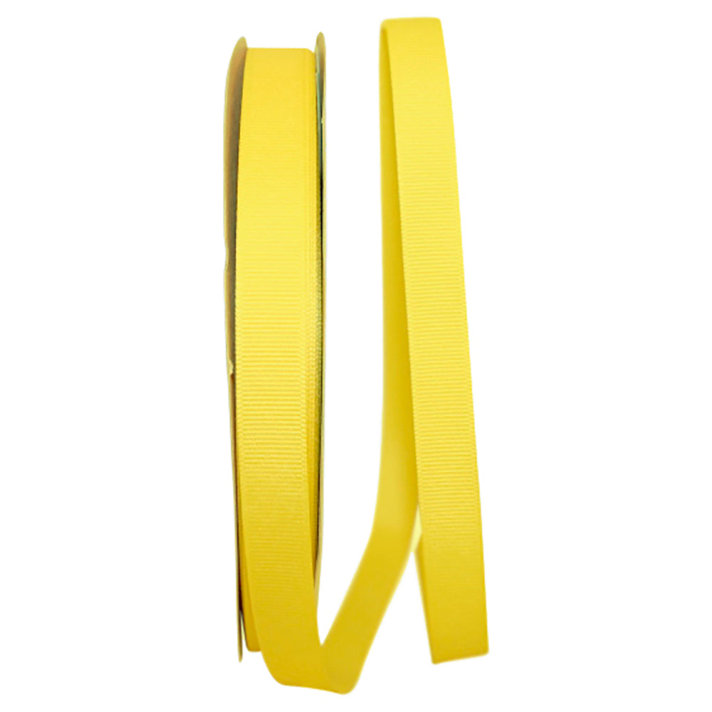 Lemon 5 8 Inch Grosgrain Texture Ribbon for Wreaths & Bows