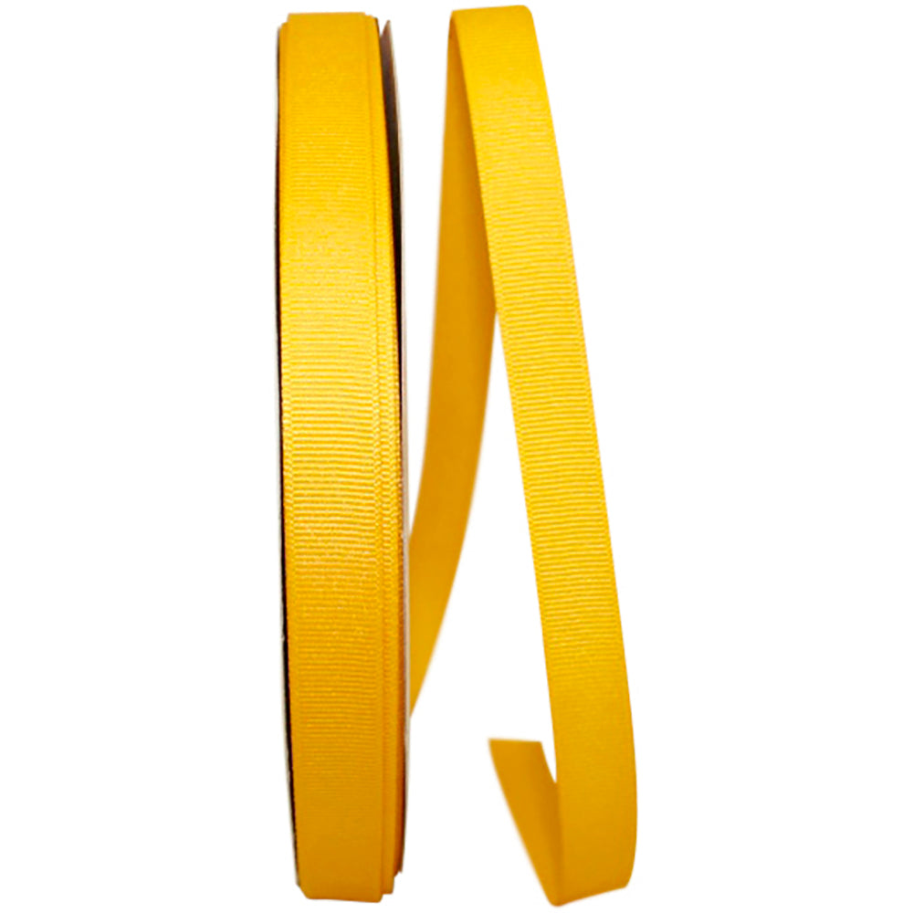 Yellow 5 8 Inch Grosgrain Texture Ribbon for Wreaths & Bows