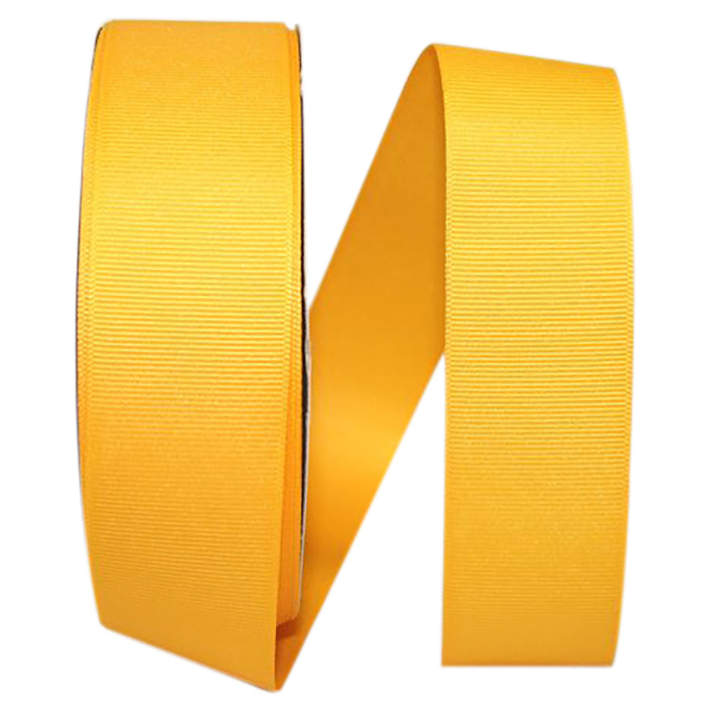 Yellow 1-1 2 Inch Grosgrain Texture Ribbon for Wreaths & Bows