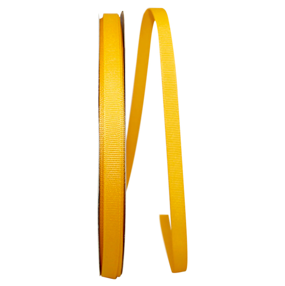 Yellow 3 8 Inch Grosgrain Texture Ribbon for Wreaths & Bows