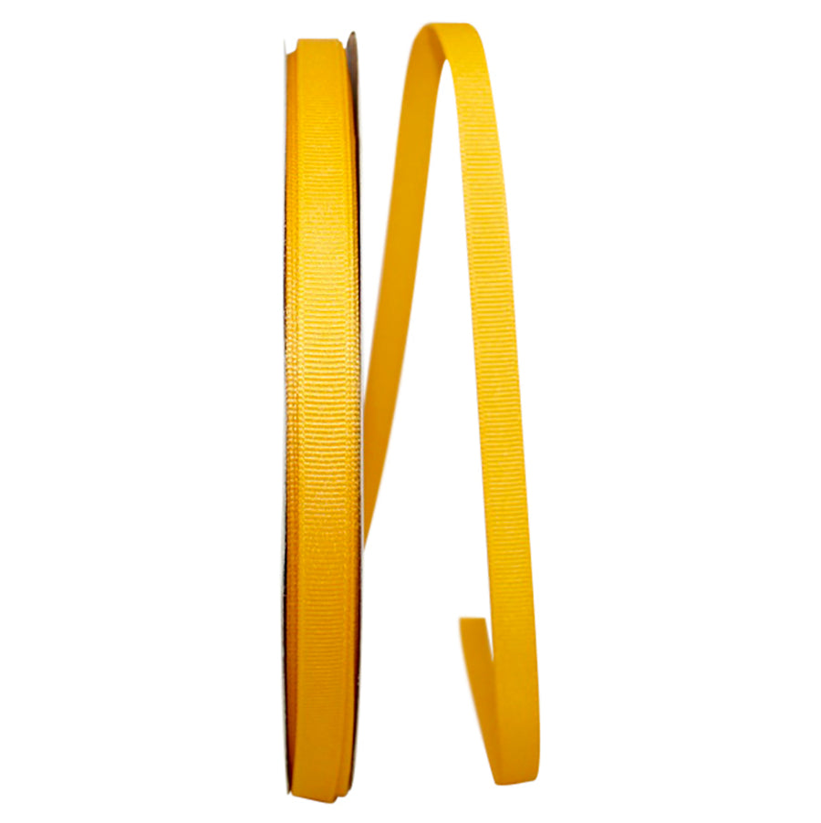 Yellow 3 8 Inch Grosgrain Texture Ribbon for Wreaths & Bows
