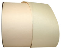 Cream 3 Inch Grosgrain Texture Ribbon for Wreaths & Bows