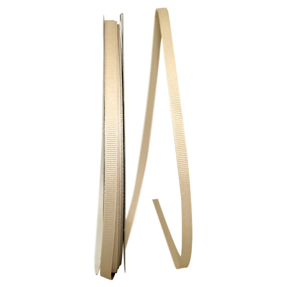 Natural 1 4 Inch Grosgrain Texture Ribbon for Wreaths & Bows