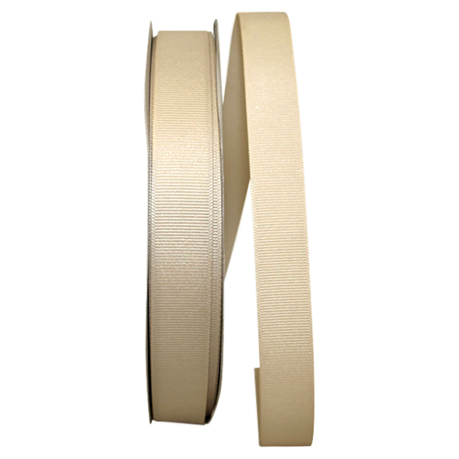 Natural 7 8 Inch Grosgrain Texture Ribbon for Wreaths & Bows