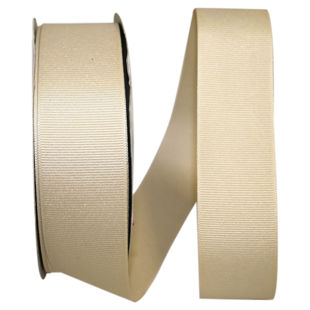 Natural 1-1 2 Inch Grosgrain Texture Ribbon for Wreaths & Bows