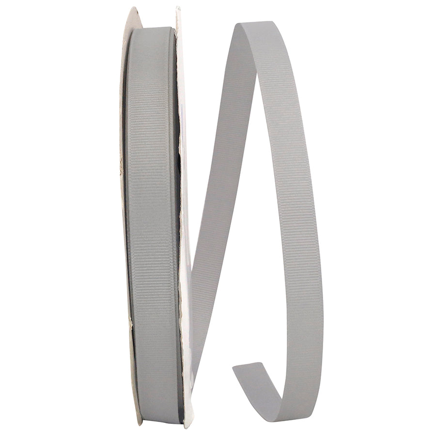 Pewter 5 8 Inch Grosgrain Texture Ribbon for Wreaths & Bows