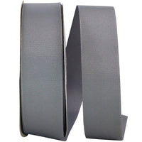 Grey 1-1 2 Inch Grosgrain Texture Ribbon for Wreaths & Bows