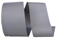 Grey 3 Inch Grosgrain Texture Ribbon for Wreaths & Bows