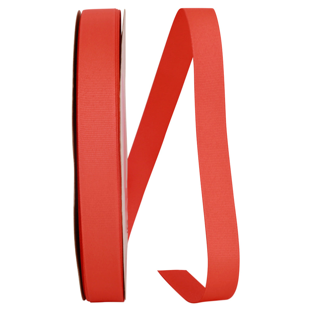 Coral 7 8 Inch Grosgrain Texture Ribbon for Wreaths & Bows