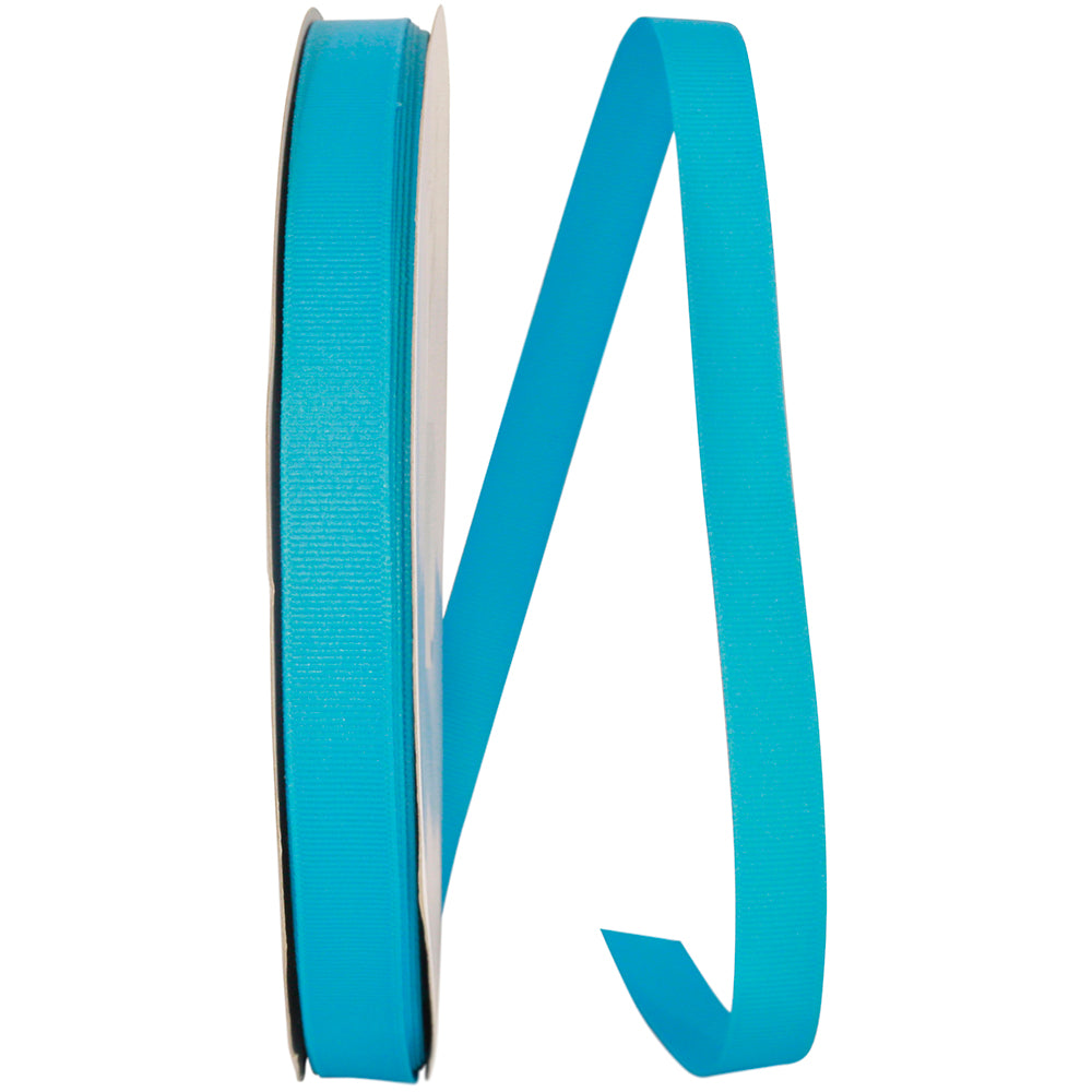 Turquoise Grosgrain Texture Ribbon 5/8 Inch for Wreaths