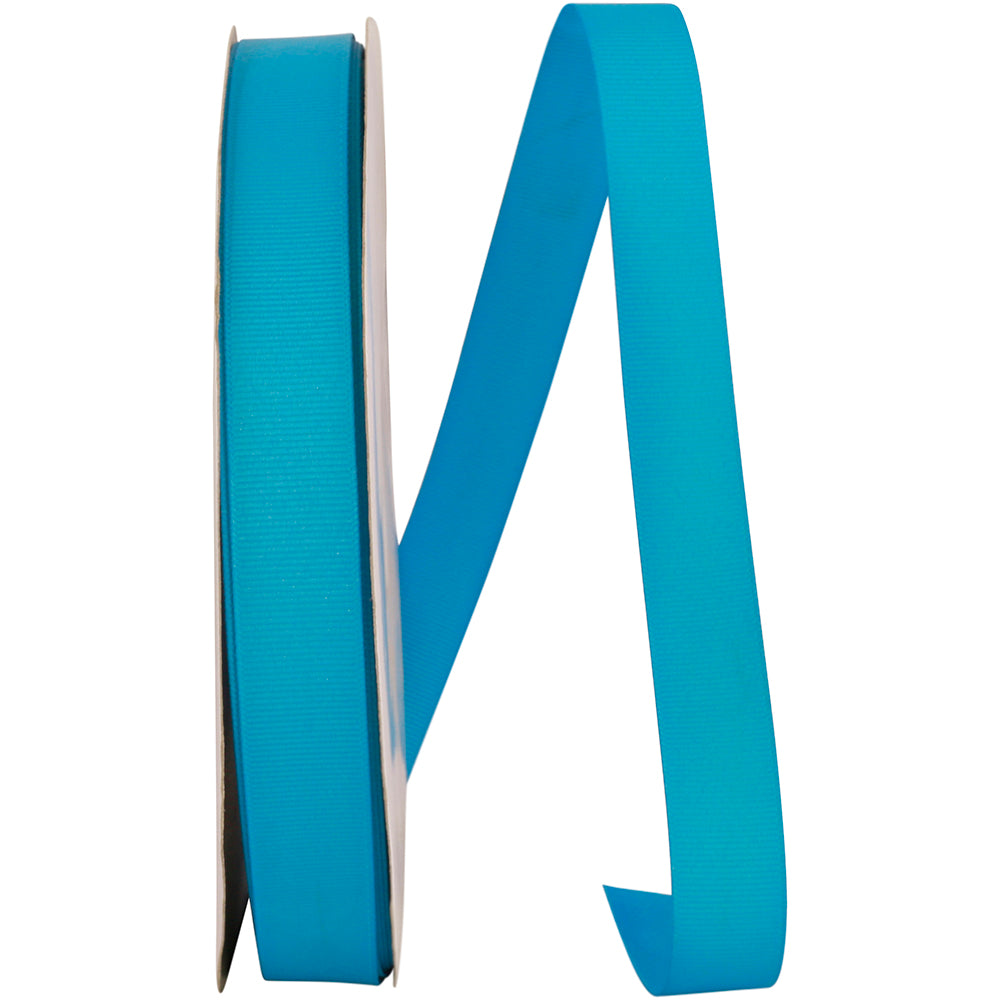 Turquoise Grosgrain Texture Ribbon 7/8 Inch for Bows