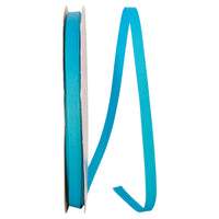 Turquoise Grosgrain Texture Ribbon 3/8 Inch for Wreaths