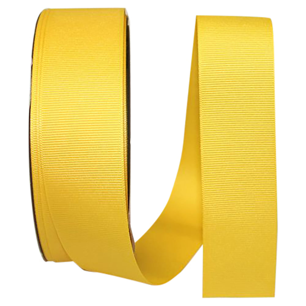 Maize 1-1 2 Inch Grosgrain Texture Ribbon for Wreaths & Bows