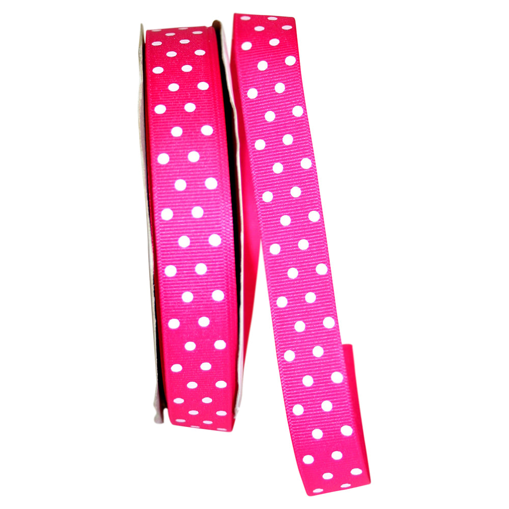 7 8 Inch Grosgrain Confetti Dots Ribbon for Wreaths & Bows