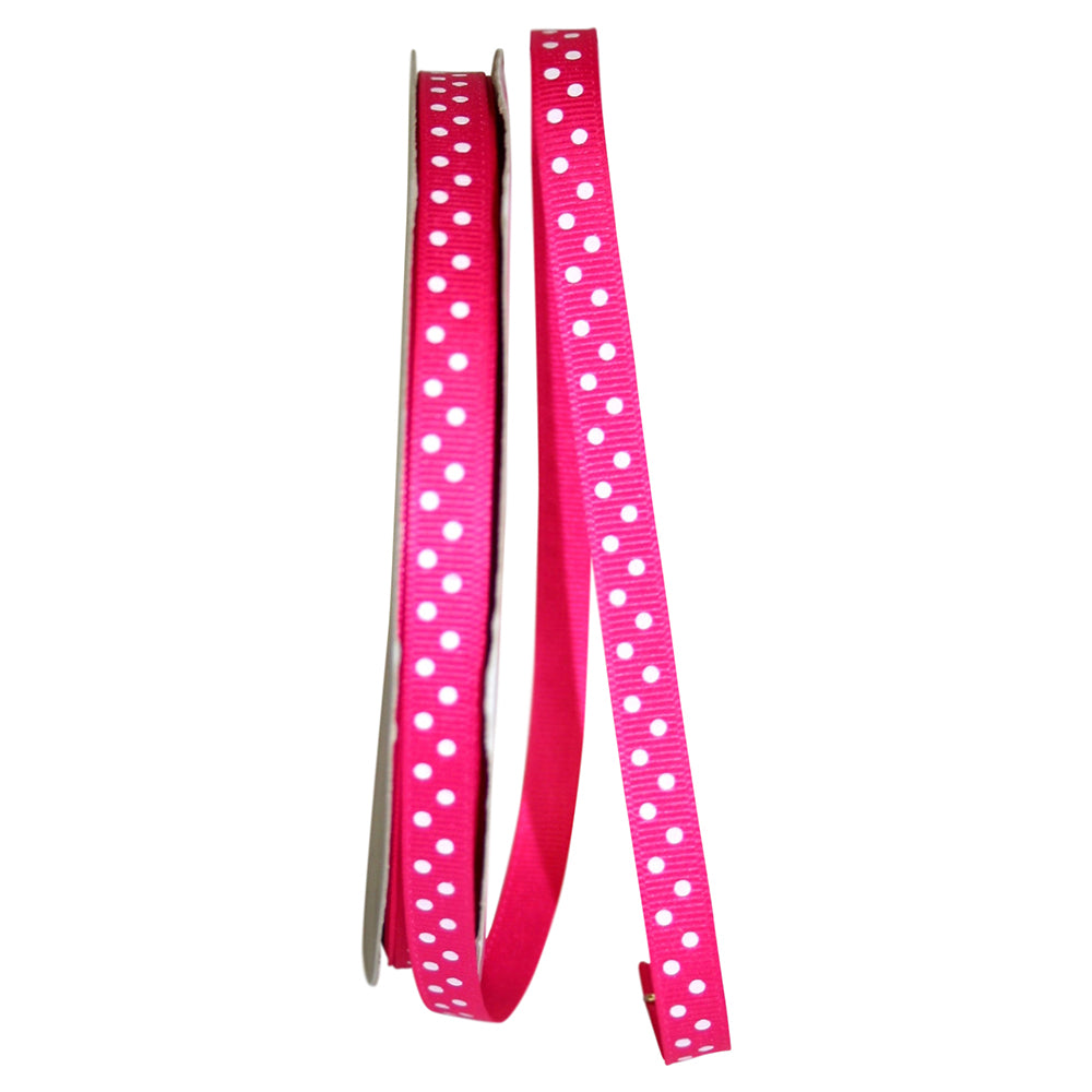 3 8 Inch Grosgrain Confetti Dots Ribbon for Wreaths & Bows