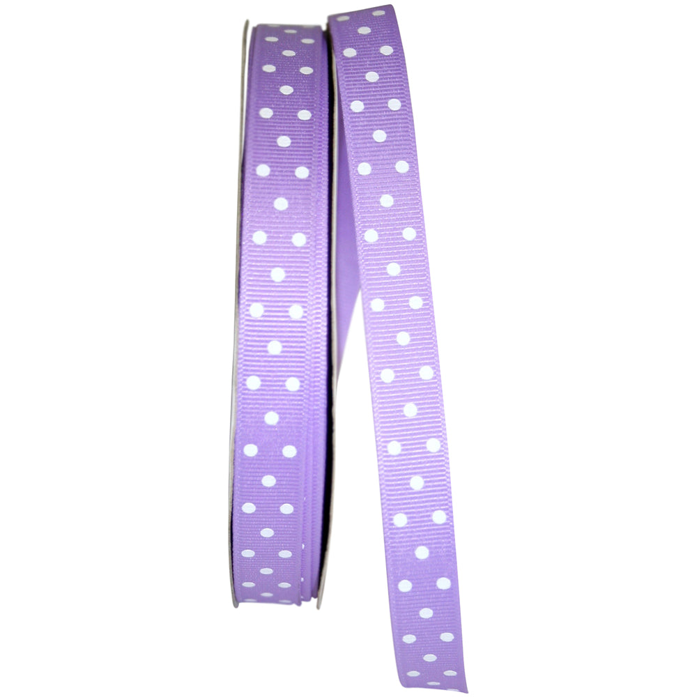 Light 5 8 Inch Grosgrain Confetti Dots Ribbon for Wreaths & Bows