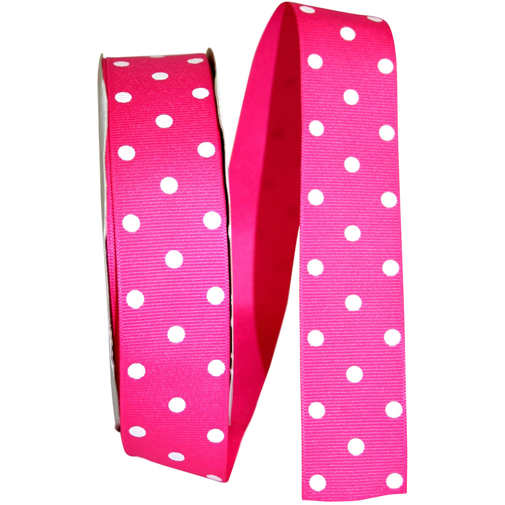 1-1 2 Inch Grosgrain Aspirin Dots Ribbon for Wreaths & Bows