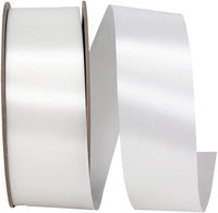 White 1-7 8 Inch Satin Cooler Ribbon for Wreaths & Bows