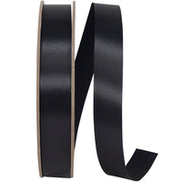 Black 7 8 Inch Satin Cooler Ribbon for Wreaths & Bows
