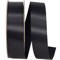 Black 1-3 8 Inch Satin Cooler Ribbon for Wreaths & Bows