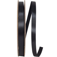 Black 3 8 Inch Satin Cooler Ribbon for Wreaths & Bows