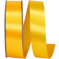 Gold 1-3 8 Inch Satin Cooler Ribbon for Wreaths & Bows
