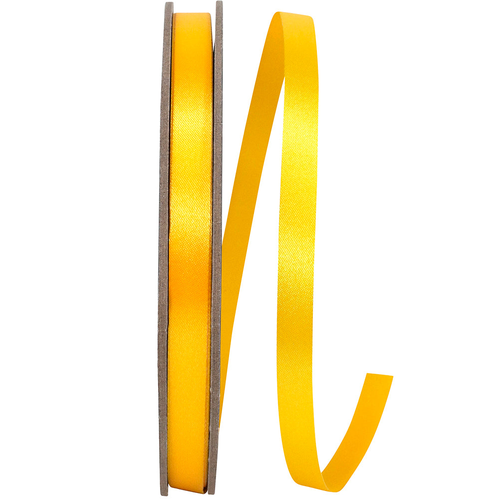 Gold 3 8 Inch Satin Cooler Ribbon for Wreaths & Bows