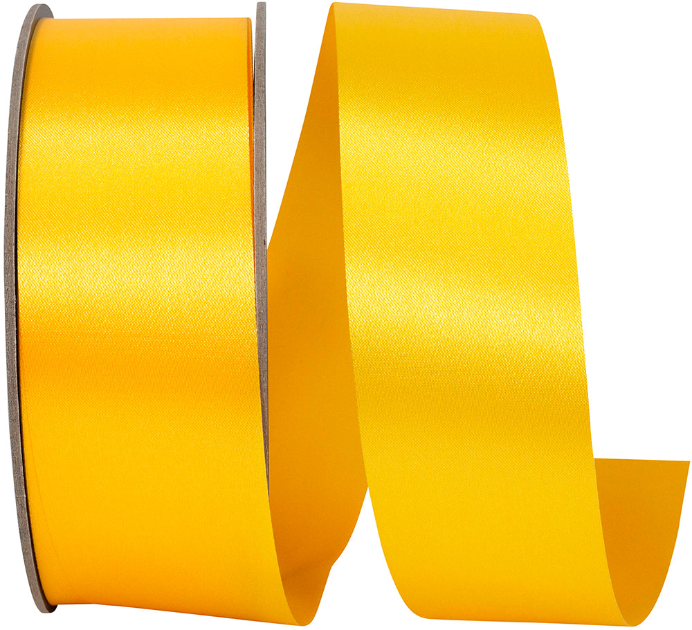 Gold 1-7 8 Inch Satin Cooler Ribbon for Wreaths & Bows