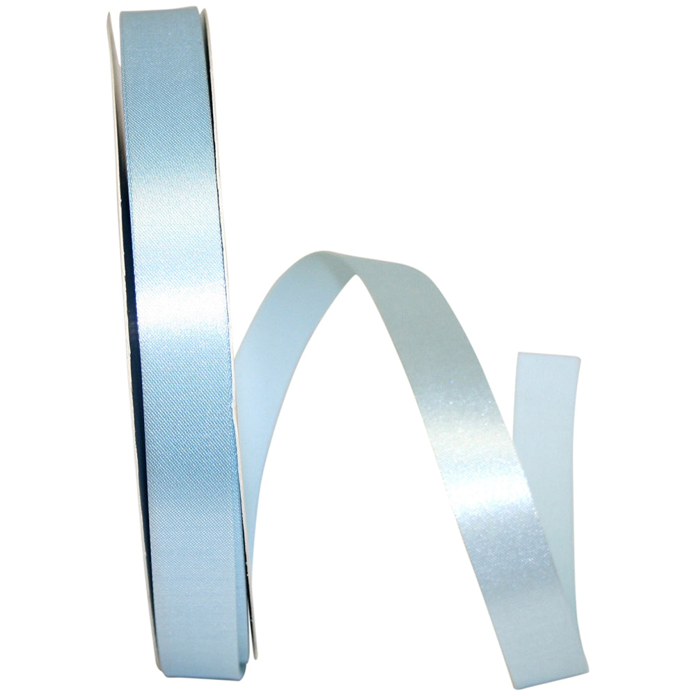 Blue 5 8 Inch Satin Cooler Ribbon for Wreaths & Bows