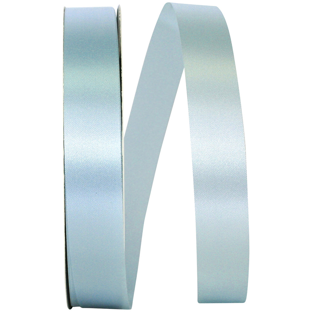 Blue 7 8 Inch Satin Cooler Ribbon for Wreaths & Bows