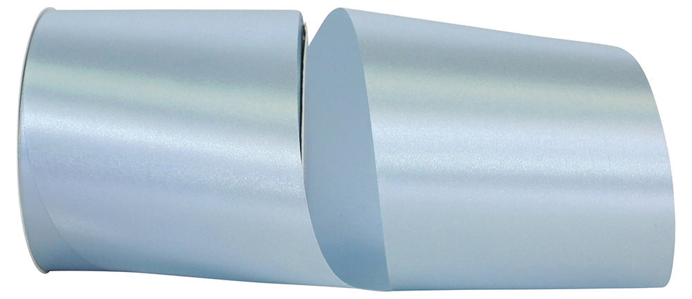 Blue 4 Inch Satin Cooler Ribbon for Wreaths & Bows