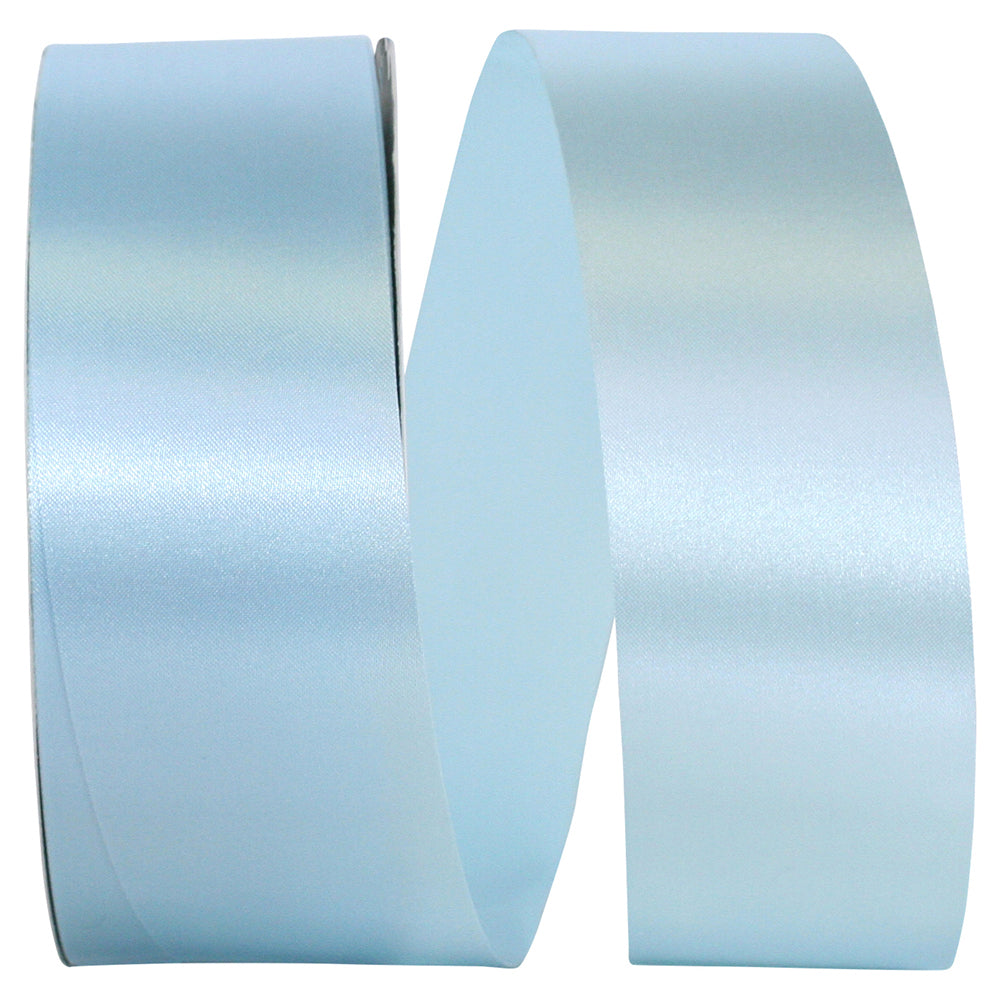 Blue 1-7 8 Inch Satin Cooler Ribbon for Wreaths & Bows