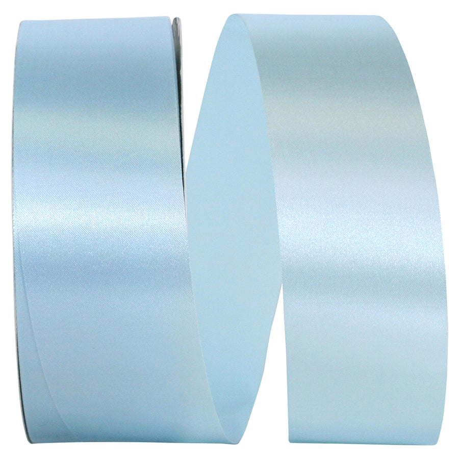 Blue 1-7 8 Inch Satin Cooler Ribbon for Wreaths & Bows