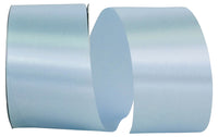 Blue 2-1 2 Inch Satin Cooler Ribbon for Wreaths & Bows