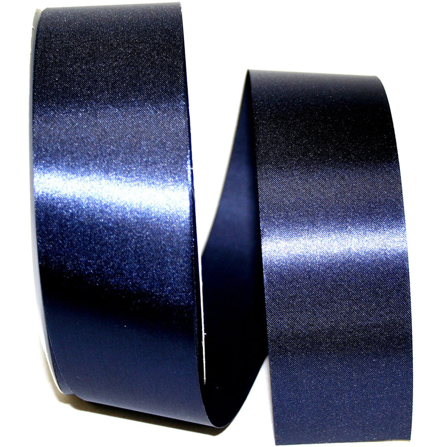 Navy 1-7 8 Inch Satin Cooler Ribbon for Wreaths & Bows