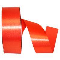 Orange 1-7 8 Inch Satin Cooler Ribbon for Wreaths & Bows